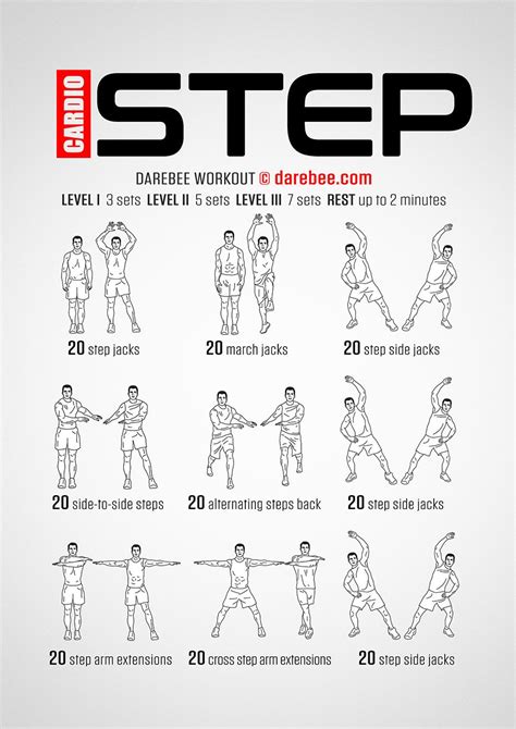 cardio step workout hiit cardio workout routines beginner cardio