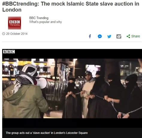 street performance depicting isis sex slavery used to