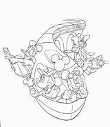 Coloring Pages Disneyland Disney Walt Popular Kingdom Magic sketch template