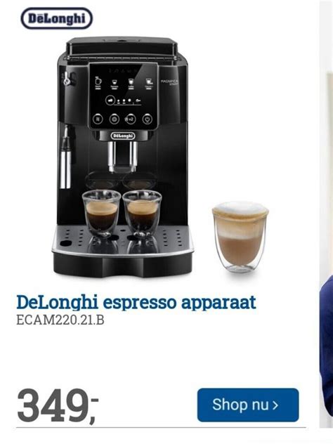 delonghi espresso apparaat ecamb aanbieding bij bcc