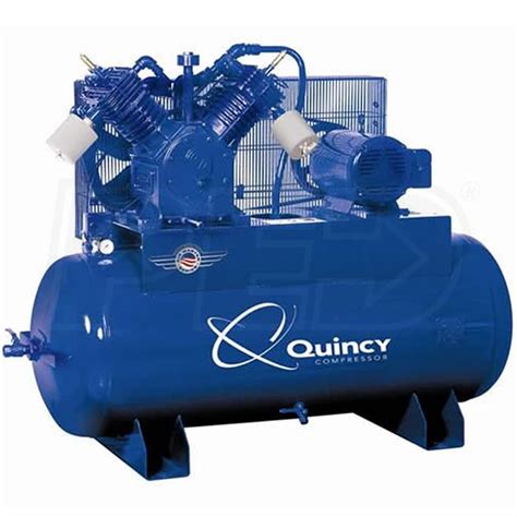 quincy dshca qt pro  hp  gallon  stage air compressor   phase