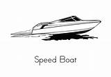 Boat Speed Coloring Pages Clipart Kids Motor Coloring4free Printable Boats Adults Clipground Library Launch Related sketch template
