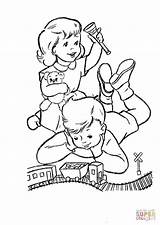 Coloring Pages Toys Toy Play Kids Bonnie Box Drawing Their Dick Colouring June Dicks Fnaf Color Baby Getcolorings Playing Indoor sketch template