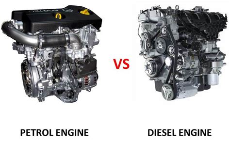 difference  petrol engine  diesel engine mechstudy