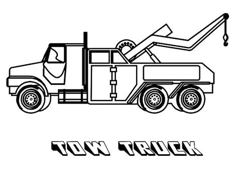 car transporter tow truck coloring pages  place  color