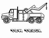 Tow Transporter Tocolor Trucks sketch template