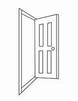 Door Coloring Pages Colouring Drawing Kids Open Color Designlooter Getdrawings Choose Board 56kb 792px Sketch sketch template