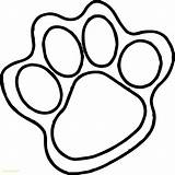Paw Coloring Print Tiger Foot Drawing Footprint Pages Clipart Draw Color Line Bear Paws Bottom Getdrawings Dinosaur Dog Printable Feet sketch template