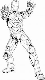 Ironman Iron Mewarnai Th08 Sketsa Ide sketch template