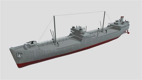 tanker ship  poly asset buy royalty   model  area