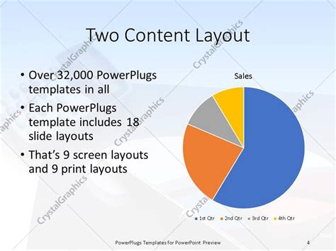 powerpoint template financial pie chart depicting business sales  calculator