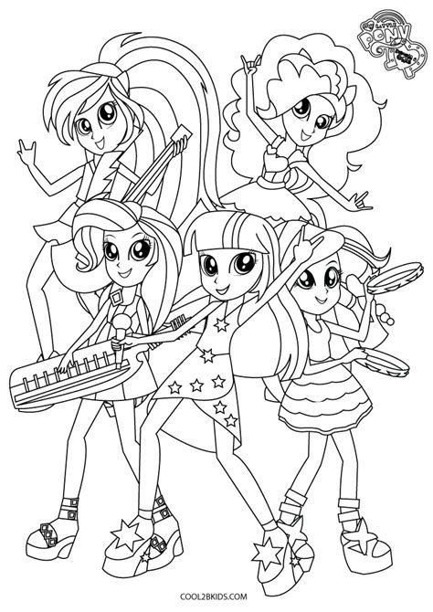 pony coloring pages equestria girls