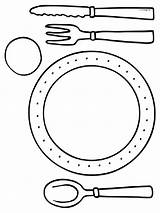 Coloring Placemat Table Food Silverware Pages Setting Kids Preschool Activities Healthy Für Template Printable Restaurant Worksheets Küche Color Crafts Placemats sketch template