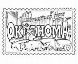 Oklahoma Coloring Pages State Printables Usa Ou Sooners Ok Sheets Template Printable sketch template