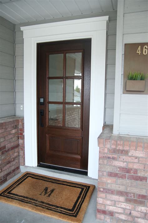 transform  home   exterior door trim ideas