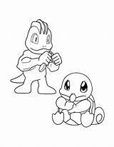 Squad Squirtle Coloring Pages Pokemon Template sketch template