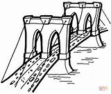 Puente Colorear Disegno Desenho Monumentos Stampare Falling Lugares sketch template