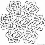 Celtic Knot Knotwork Hexagon Miscellaneous Rjr Fabrics sketch template
