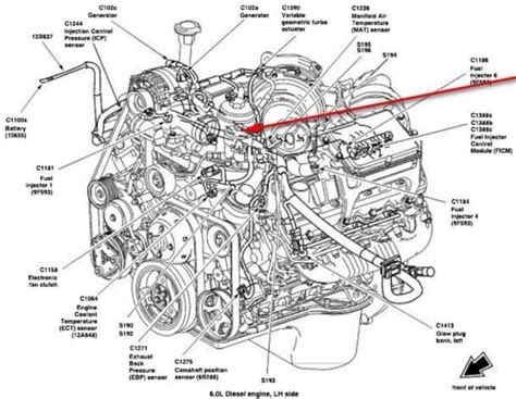 ford  diesel engine diagram