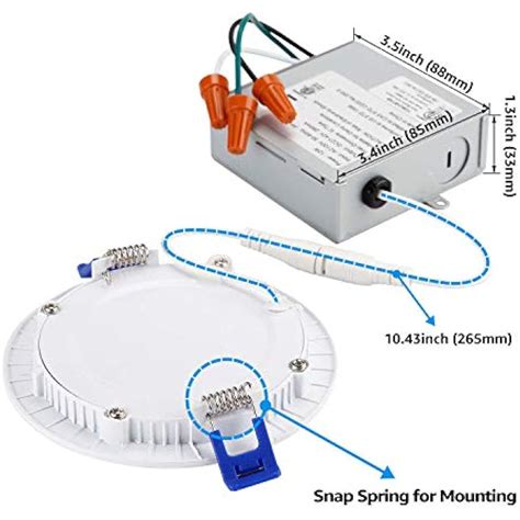 led ceiling light junction box ultra thin recessed led fixture installation guide aspectled