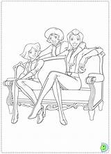 Dinokids Totally Spies sketch template