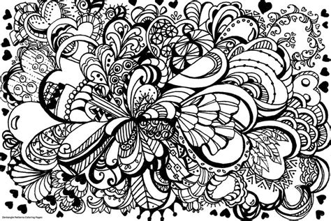zentangle patterns zentangle patterns pattern coloring pages
