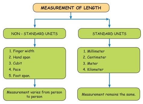 standard measurement measurements term  chapter   maths