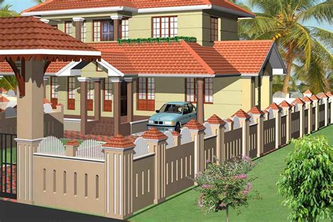front boundary wall designs houses