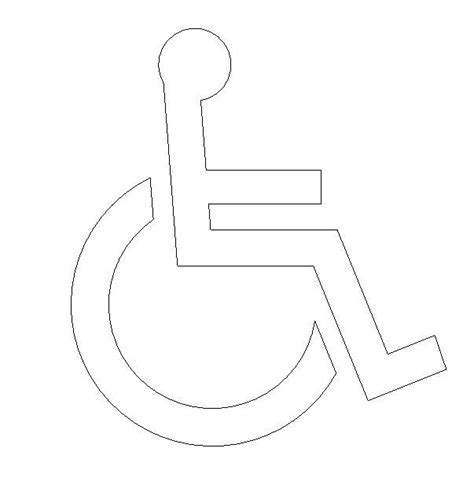 wheelchair symbol  revit family thousands   cad blocks