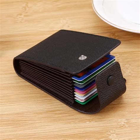 men credit card holder leather purse  cards case wallet  credit