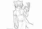 Coloring Pages Yandere Simulator Line Drawing Kids Printable sketch template