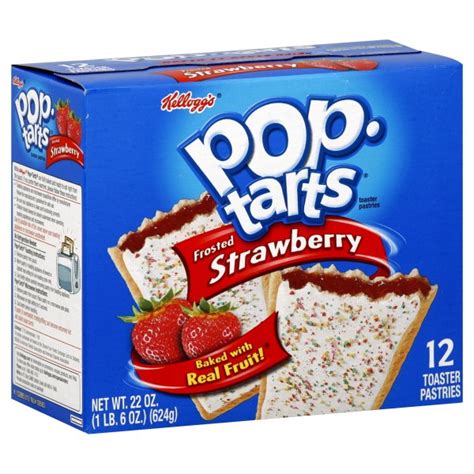 kellogg s pop tarts frosted strawberry 12 ct