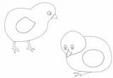 Chickens I2clipart sketch template