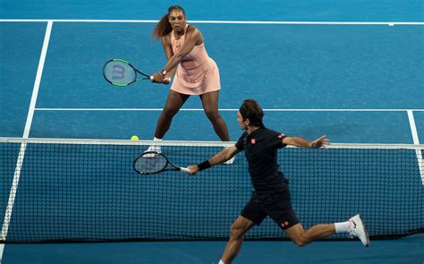 roger federer and serena williams finally met in a tennis