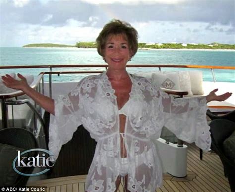 Judge Judy Wows In White Halterneck Bikini As She