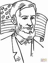 Lincoln Coloring Getcolorings Abraham sketch template