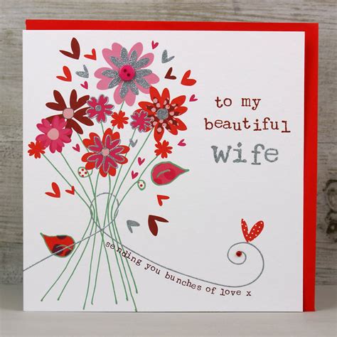 wife valentines card  molly mae notonthehighstreetcom