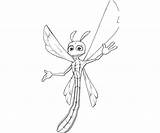 Sparx Dragonfly Coloring Pages Cute Sasa Star Another sketch template