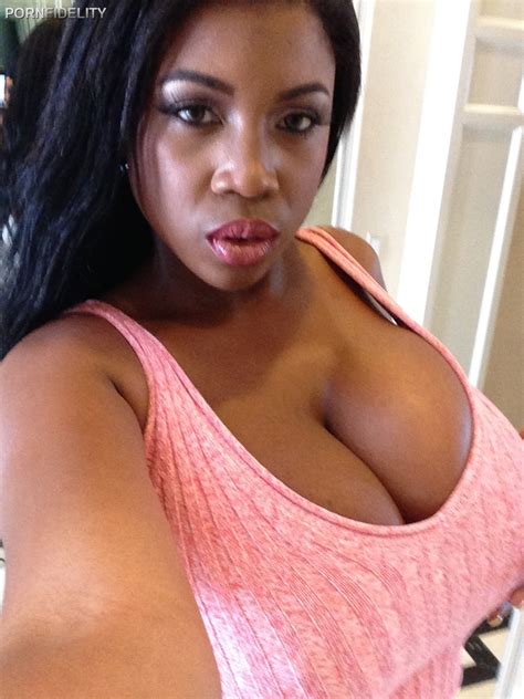 busty black maserati releases gigantic great big tits for nude ebony selfie