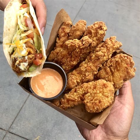taco bell testing chicken strips coated  crispy bits  tortilla chips