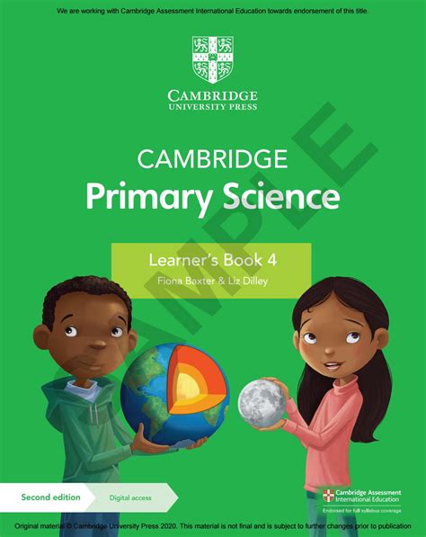 primary science learners book  sample  cambridge international