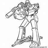 Megatron Coloring Pages Transformers Printable Template sketch template