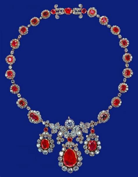 royal family  england jewels royal jewels ruby  diamond necklace ruby necklace