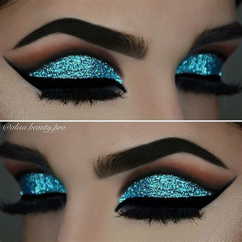 makeup tutorial slay  glitter eye shadow   million styles