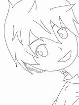 Anime Boy Chibi Drawing Deviantart Getdrawings Lineart Drawings sketch template