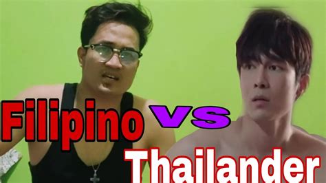 Thai Half Filipino Vs Thailander Youtube
