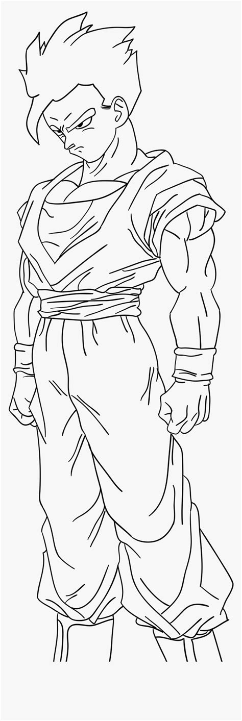 7 Pics Of Dbz Gohan Coloring Pages Gohan Dragon Ball Coloring Pages