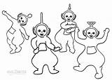 Teletubbies Coloring Pages Printable Kids Yellow Green Red Cool2bkids Identical Oddly Apart Antennas Shaped Almost Purple Characters Also Their So sketch template
