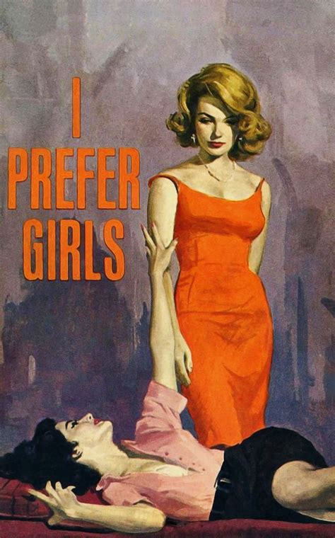 The Cover Of The Lesbian Pulp Novel I Prefer Girls By Jessie Dumont