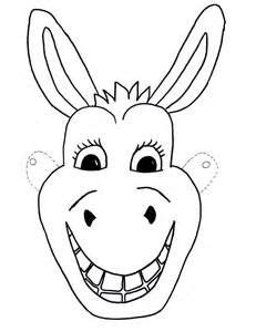 donkey mask printable bing images donkey mask donkey costume